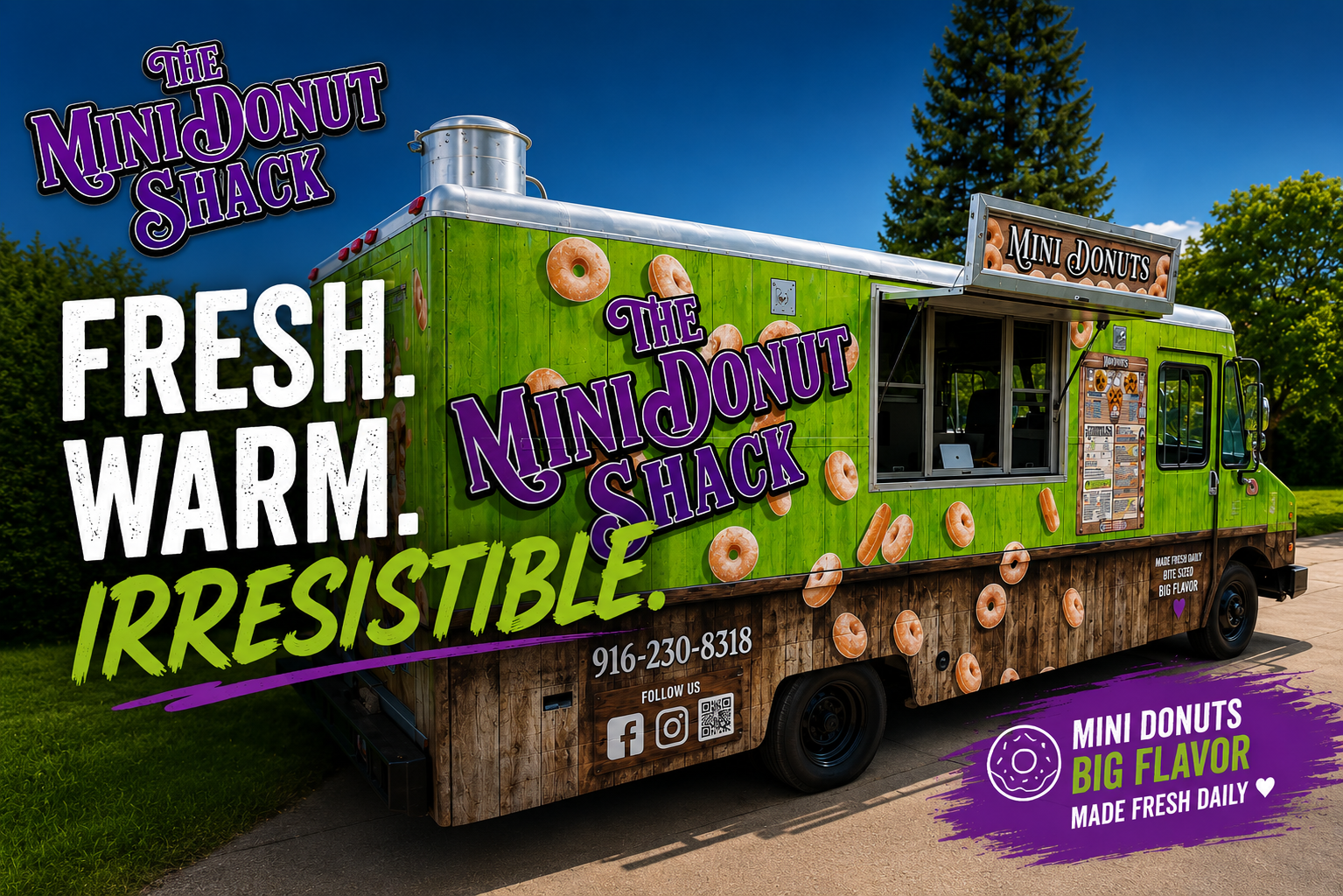 The Mini Donut Shack food truck hero image